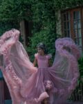 High-low dress gown
